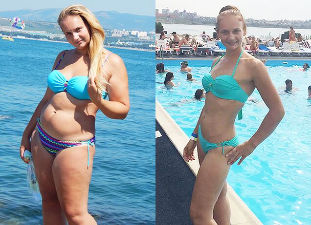 Experiență cu Keto Diet de Veronica din Varșovia înainte și după fotografii