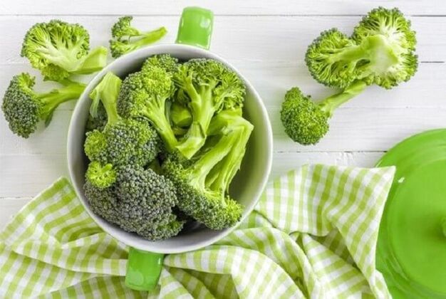 Broccoli pe o dietă pentru grupa de sânge